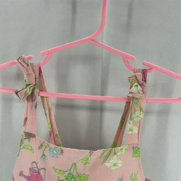 Sigrid Olsen Girls Floral Sundress Pink Size 4 Sleeveless Spring Twirl - Picture 4 of 11